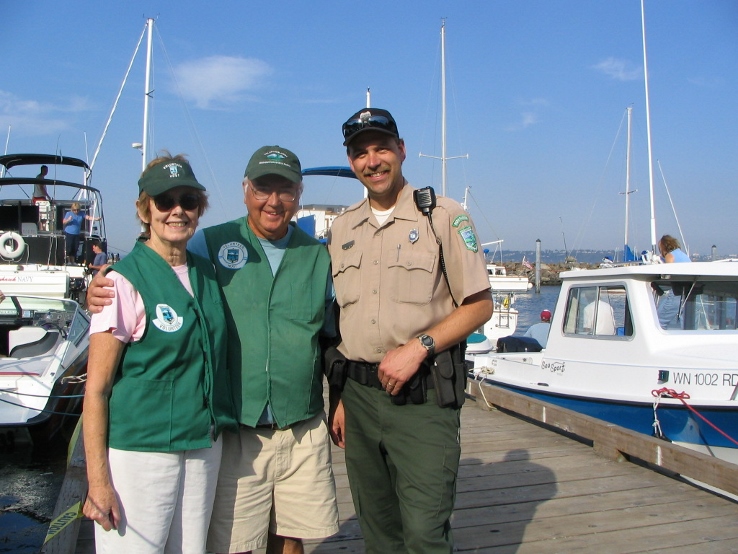 Inez, Lowell, Park Ranger Paul Rupert